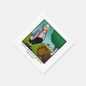 感謝祭おもしろいユーモア・カクテル・パーティー・ナプキン スタンダードカクテルナプキン (角)