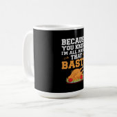 感謝祭おもしろい七面鳥の日の衣装ギフト コーヒーマグカップ (正面左)