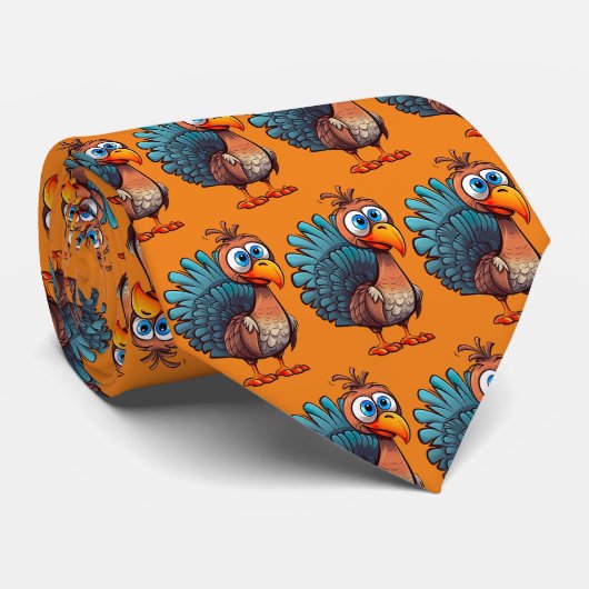 感謝祭おもしろい七面鳥ネクタイ ネクタイ (ロール)