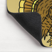 感謝祭おもしろい七面鳥パン マウスパッド (コーナー)