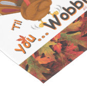 感謝祭おもしろい卓走者 ミディアムテーブルランナー (コーナー)