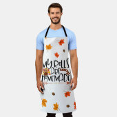 感謝祭おもしろい引用文私は転が自家製である エプロン (着用した状態)