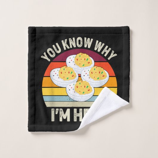 感謝祭おもしろい悪魔の卵あなたが知っている理由H ウォッシュタオル (ウォッシュタオル)