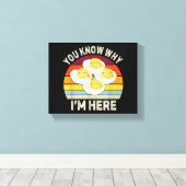 感謝祭おもしろい悪魔の卵あなたが知っている理由H キャンバスプリント (インサイチュ (ウッドフロア))