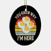 感謝祭おもしろい悪魔の卵あなたが知っている理由H セラミックオーナメント (右)