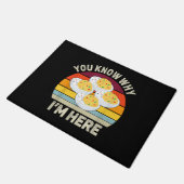 感謝祭おもしろい悪魔の卵あなたが知っている理由H ドアマット (アングル)