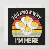 感謝祭おもしろい悪魔の卵あなたが知っている理由H 招待状 (裏面)