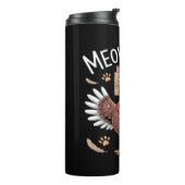 感謝祭おもしろい猫フェイク猫ニャー感謝祭 タンブラー (回転左)