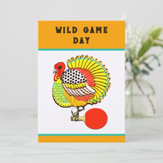 感謝祭おもしろい祭招待状 招待状 (スタンド正面)