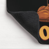 感謝祭おもしろい食の家族グループ私が好き マウスパッド (コーナー)