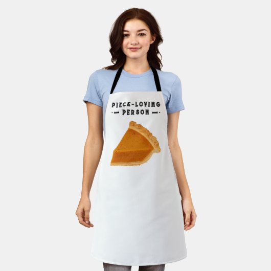 感謝祭おもしろい エプロン (着用した状態)