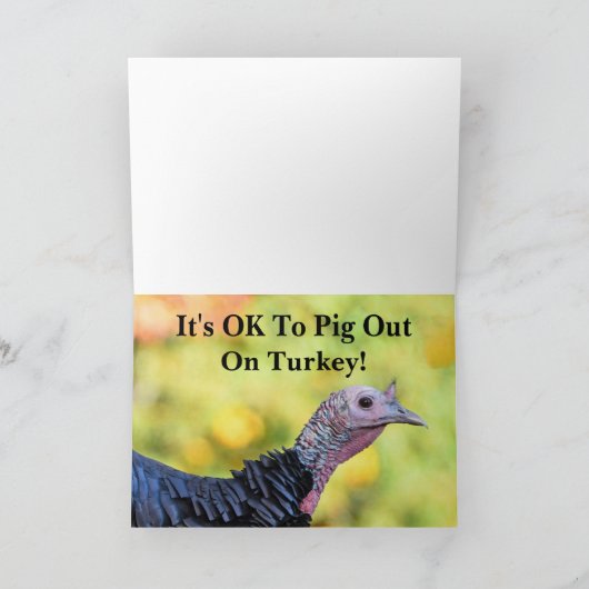 感謝祭おもしろい カード (内部)