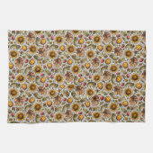 感謝祭おもしろい キッチンタオル (横)