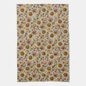 感謝祭おもしろい キッチンタオル (縦)