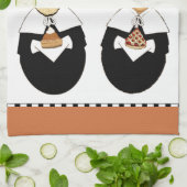 感謝祭おもしろい キッチンタオル (折り畳み)