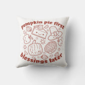 感謝祭おもしろい クッション (裏面)