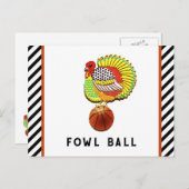 感謝祭おもしろい シーズンポストカード (正面/裏面)