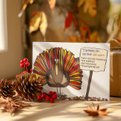 感謝祭おもしろい「ストライクの七面鳥」アニメ シーズンカード