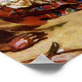 感謝祭おもしろい ポスター (角)