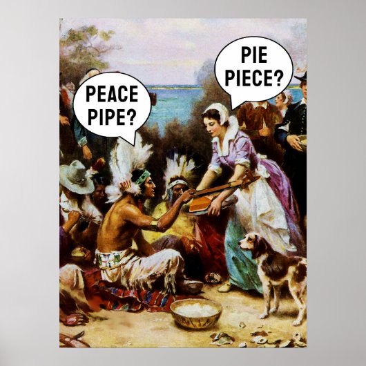 感謝祭おもしろい ポスター (正面)