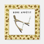 感謝祭おもしろい マグネット (正面)