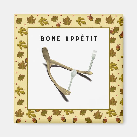 感謝祭おもしろい マグネット (正面)