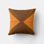 感謝祭おもしろい(三角形とダッシュ) クッション (裏面)