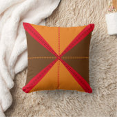 感謝祭おもしろい（三角形とダッシュ） クッション (ブランケット)