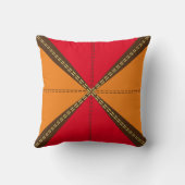 感謝祭おもしろい（三角形とダッシュ） クッション (裏面)