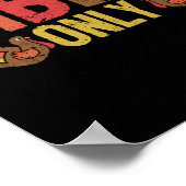 感謝祭おもしろかわいい感謝祭 ポスター (角)