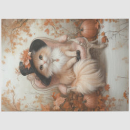 感謝祭お洒落でデコップクリームキャット 薄葉紙