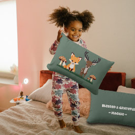 感謝祭お洒落ウッドランズ名前をカスタムする ランバークッション