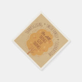 感謝祭お祝い与え感謝してい スタンダードカクテルナプキン (角)