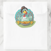 感謝祭お祝い ラウンドシール (バッグ)