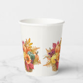 感謝祭かぼちゃかご紙カップ 紙コップ (右)