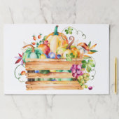 感謝祭かぼちゃとフルーツランチョンマット ペーパーパッド (インサイチュ)