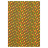 感謝祭かぼちゃと紅葉オン・ブラウン テーブルクロス (正面)