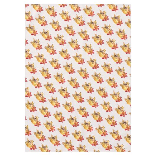 感謝祭かぼちゃのテーブルクロス テーブルクロス (正面)