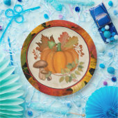 感謝祭かぼちゃのパーティープレート ペーパープレート (パーティー)