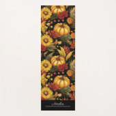 感謝祭かぼちゃのヴィンテージ瞑想 ヨガマット (正面)