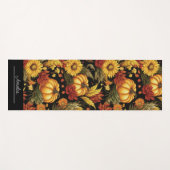 感謝祭かぼちゃのヴィンテージ瞑想 ヨガマット (正面(横))