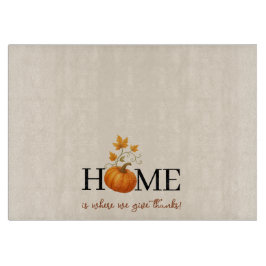 感謝祭かぼちゃの家が我々の与えこそ感謝していの場 カッティングボード