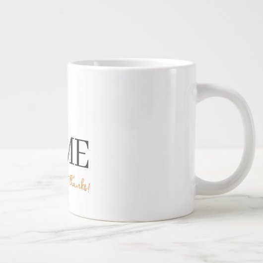 感謝祭かぼちゃの家が我々の与えこそ感謝していの場 ジャンボコーヒーマグカップ (右)