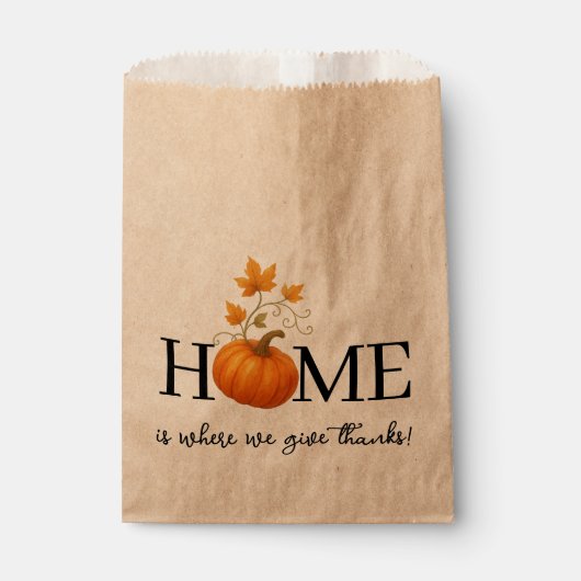 感謝祭かぼちゃの家が我々の与えこそ感謝していの場 フェイバーバッグ (正面)