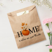 感謝祭かぼちゃの家が我々の与えこそ感謝していの場 フェイバーバッグ (封をした状態)