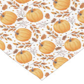 感謝祭かぼちゃの布テーブルランナー ショートテーブルランナー (コーナー)