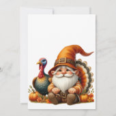 感謝祭かぼちゃの水彩秋 招待状 (裏面)