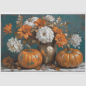 感謝祭かぼちゃの秋秋のデカ素朴ップ 薄葉紙 (正面)