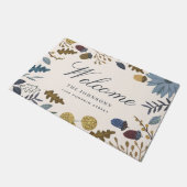 感謝祭かぼちゃの秋秋のdoormat ドアマット (アングル)