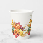 感謝祭かぼちゃの紙カップ 紙コップ (正面)